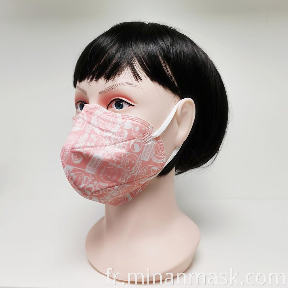 121 1 Pink Pattern Mask